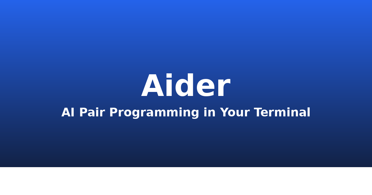 Aider on Linux: The Terminal-Native Coding Agent