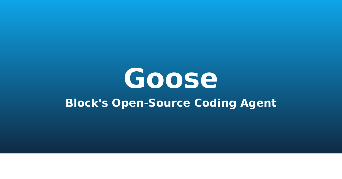 Goose on Linux: Block’s Open-Source Coding Agent