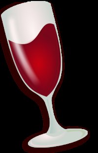 Wine runner Lutris 官方首页运行器区域中的 Wine 标志