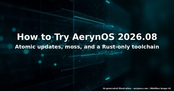 How to Try AerynOS 2026.08: An Atomic Linux
