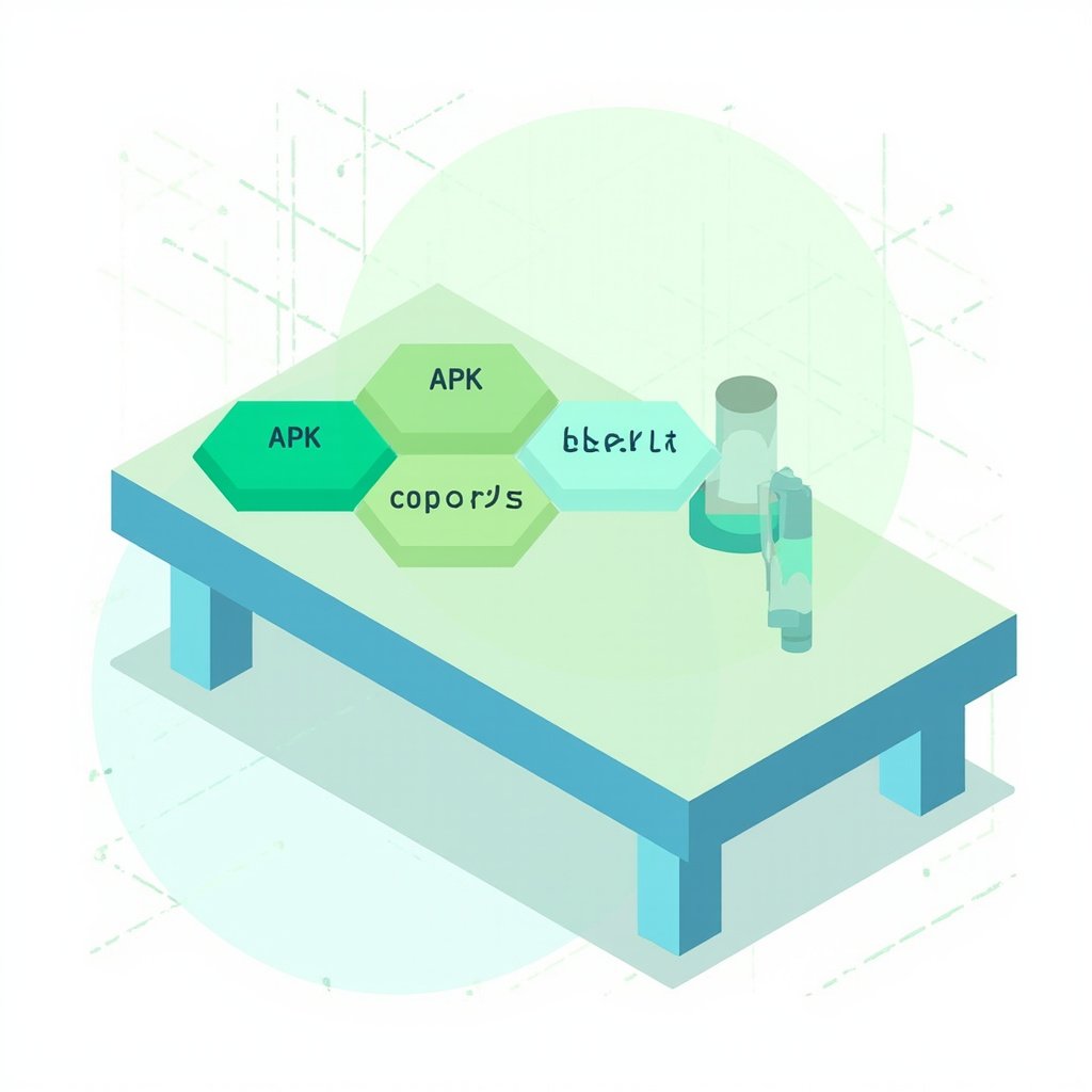 APK, cports, and abroot — three tools, one source tree AI-generated stylised infographic of three Chimera package-management tools: APK, cports, abroot