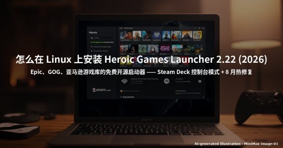 怎么在 Linux 上安装 Heroic Games Launcher 2.22 (2026)