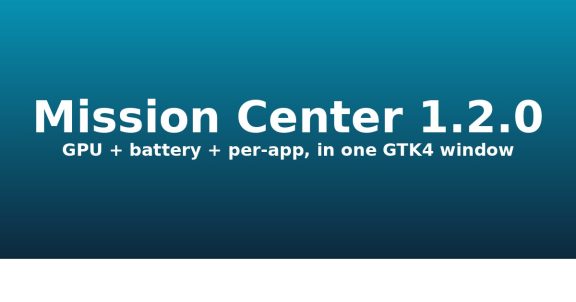 How to Monitor Linux with Mission Center 1.2.0