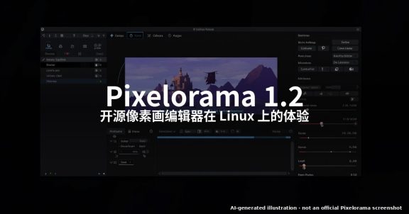 怎么在 Linux 上试玩 Pixelorama 1.2：开源像素画工具