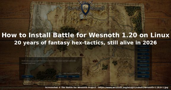 How to Install Battle for Wesnoth 1.20 on Linux