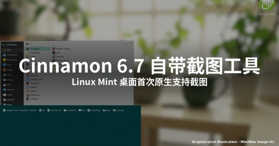 Cinnamon 6.7 自带截图工具来了,Linux Mint 用户实测