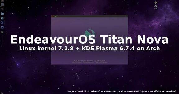 How to Try EndeavourOS Titan Nova in 2026: Linux Kernel 7.1
