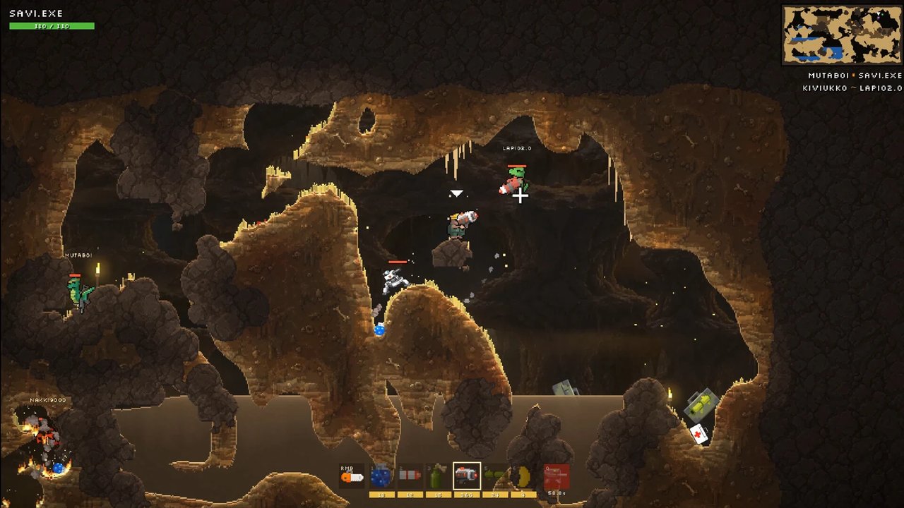 A frozen Permafrost cavern flooded with meltwater Permafrost cavern scene — frozen terrain flooding with meltwater after a heated firefight.