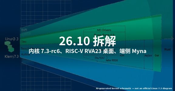 Ubuntu 26.10 拆解:内核 7.3、RISC-V、amd64v3、Myna