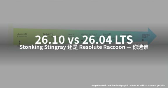Ubuntu 26.10 vs 26.04 LTS:2026 年该跑哪个?